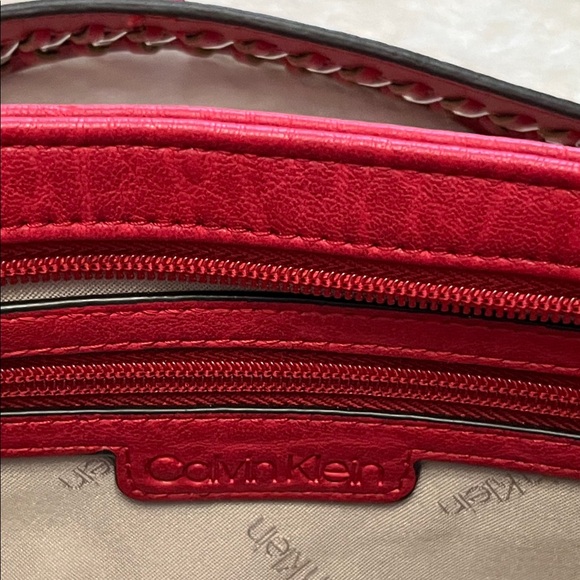 Calvin Klein Women's Raya Faux Leather Convertible Demi Handbag - Picture 12 of 15